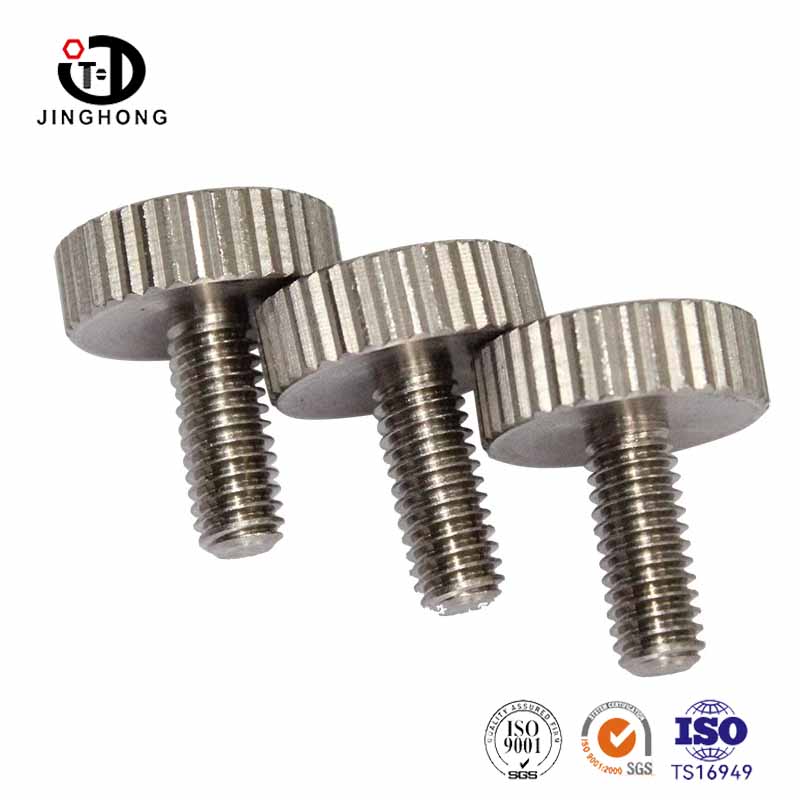 सजावटी पनीर हेड स्क्रू लंबवत रूप से knurled