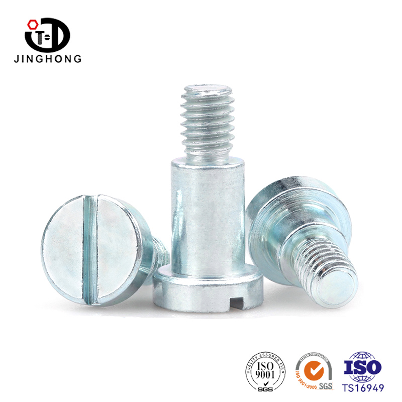 स्लॉटेड शोल्डर स्क्रू - जिंक प्लेटेड