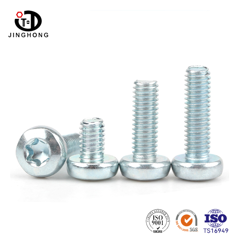 Torx पैन हेड जस्ता प्लेट जस्ती मशीन स्क्रू